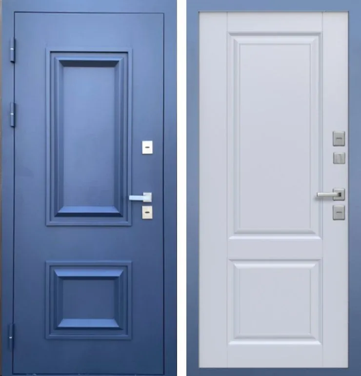 Фото Дверь MXD ТЕРМО ТИТУЛ « ТТ » муар серый RAL 7024 DIS007171